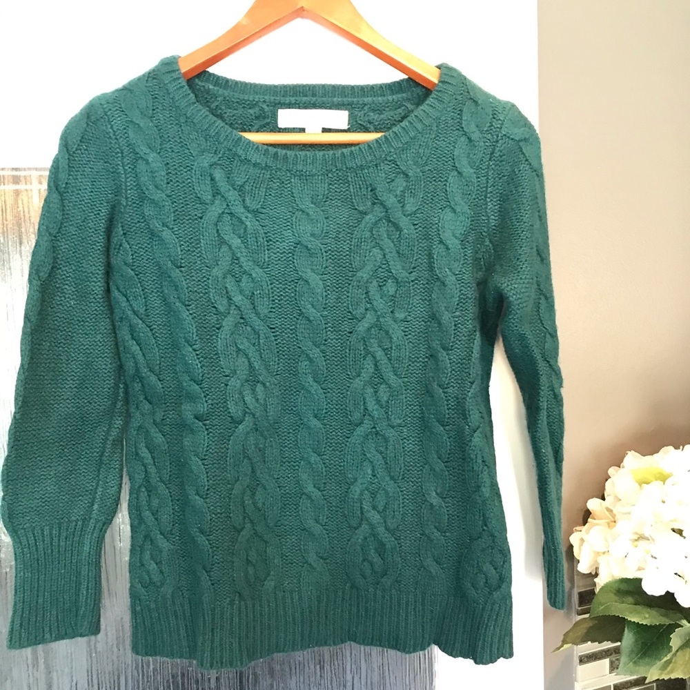 Green Loft sweater small.